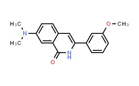CAS No. 862469-60-1, 7-(Dimethylamino)-3-(3-methoxyphenyl)isoquinolin-1(2H)-one