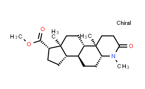 CAS No. 86283-81-0, (4aR,4bS,6aS,7S,9aS,9bS,11aR)-methyl 1,4a,6a-trimethyl-2-oxohexadecahydro-1H-indeno[5,4-f]quinoline-7-carboxylate