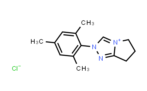 CAS No. 862893-81-0, 2-Mesityl-2,5,6,7-tetrahydropyrrolo[2,1-c][1,2,4]triazol-4-ium chloride