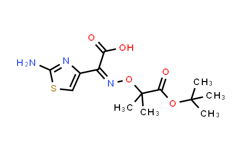 CAS No. 86299-47-0, (Z)-2-(2-Aminothiazol-4-yl)-2-(((1-(tert-butoxy)-2-methyl-1-oxopropan-2-yl)oxy)imino)acetic acid