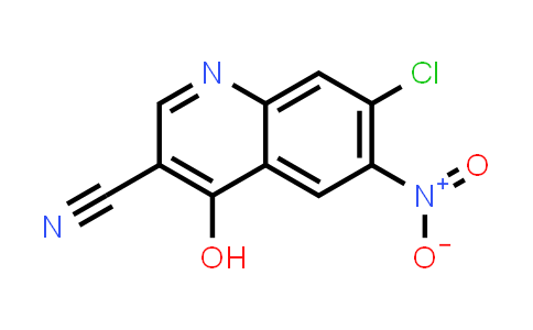 CAS No. 863030-14-2, 3-Quinolinecarbonitrile, 7-chloro-4-hydroxy-6-nitro-