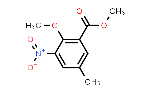 CAS No. 863226-26-0, Methyl 2-methoxy-5-methyl-3-nitrobenzoate