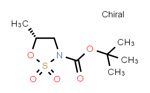 CAS No. 863453-61-6, (R)-tert-Butyl 5-methyl-1,2,3-oxathiazolidine-3-carboxylate 2,2-dioxide