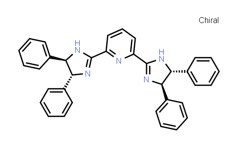 CAS No. 863491-46-7, 2,6-Bis[(4R,5R)-4,5-dihydro-4,5-diphenyl-1H-imidazol-2-yl]pyridine
