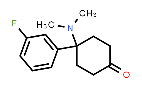 CAS No. 863514-54-9, 4-(Dimethylamino)-4-(3-fluorophenyl)cyclohexan-1-one