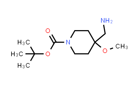 CAS No. 863561-70-0, tert-Butyl 4-(aminomethyl)-4-methoxypiperidine-1-carboxylate