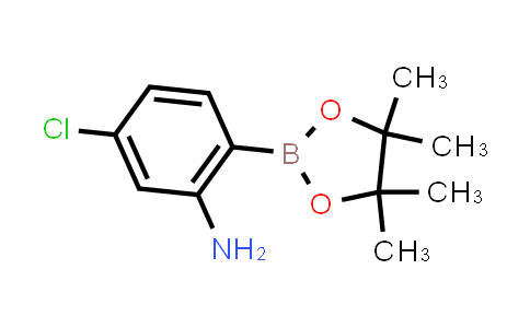 CAS No. 863578-21-6, 5-Chloro-2-(4,4,5,5-tetramethyl-1,3,2-dioxaborolan-2-yl)aniline