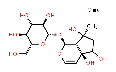 CAS No. 86362-16-5, (1S,4aS,5S,7S,7aR)-1,4a,5,6,7,7a-Hexahydro-4a,5,7-trihydroxy-7-methylcyclopenta[c]pyran-1-yl β-D-glucopyranoside