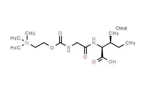 CAS No. 863658-70-2, (2S,3S)-3-methyl-2-[2-({[2-(trimethylsilyl)ethoxy]carbonyl}amino)acetamido]pentanoic acid