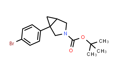 CAS No. 863679-83-8, tert-Butyl 1-(4-bromophenyl)-3-azabicyclo[3.1.0]-hexane-3-carboxylate