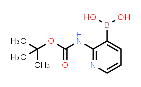CAS No. 863753-35-9, (2-((tert-Butoxycarbonyl)amino)pyridin-3-yl)boronic acid