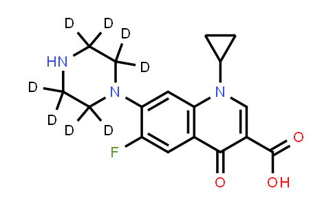 CAS No. 86393-32-0, Ciprofloxacin (hydrochloride monohydrate)