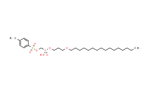 CAS No. 864068-45-1, ((3-(Hexadecyloxy)propoxy)(hydroxy)phosphoryl)methyl 4-methylbenzenesulfonate