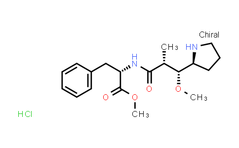 CAS No. 864238-20-0, (S)-methyl 2-((2R,3R)-3-methoxy-2-methyl-3-((S)-pyrrolidin-2-yl)propanamido)-3-phenylpropanoate hydrochloride