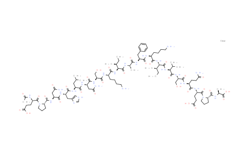 CAS No. 864360-97-4, L-Alanine, N-acetyl-L-α-glutamyl-L-prolyl-L-asparaginyl-L-histidyl-L-leucyl-L-asparaginyl-L-seryl-L-lysyl-L-isoleucyl-L-alanyl-L-phenylalanyl-L-lysyl-L-isoleucyl-L-valyl-L-seryl-L-glutaminyl-L-α-glutamyl-L-prolyl-