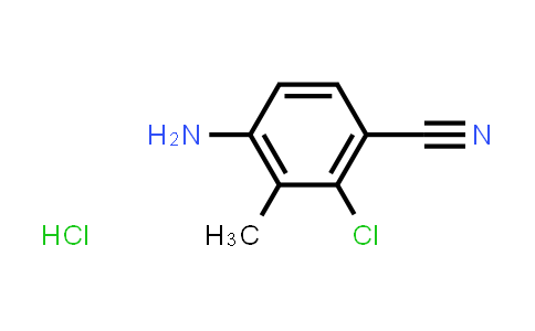CAS No. 864361-78-4, 4-Amino-2-chloro-3-methylbenzonitrile hydrochloride