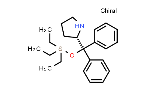 CAS No. 864466-70-6, (2S)-2-[Diphenyl[(triethylsilyl)oxy]methyl]pyrrolidine