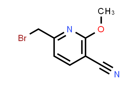 CAS No. 864779-08-8, 6-(Bromomethyl)-2-methoxynicotinonitrile
