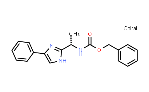 CAS No. 864825-21-8, (S)-benzyl (1-(4-phenyl-1H-imidazol-2-yl)ethyl)carbamate