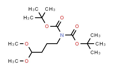 CAS No. 865202-94-4, Imidodicarbonic acid, 2-(4,4-dimethoxybutyl)-, 1,3-bis(1,1-dimethylethyl) ester