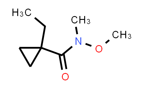 CAS No. 865241-47-0, 1-Ethyl-N-methoxy-N-methylcyclopropane-1-carboxamide
