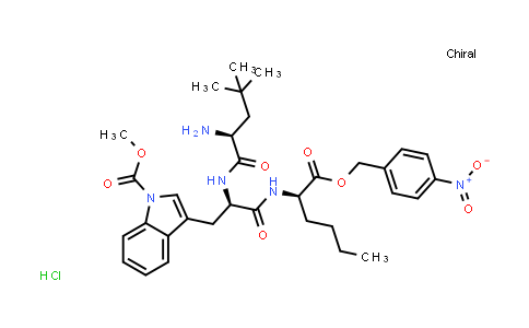 MC575674 | 865488-30-8 | D-Norleucine, 4-methyl-L-leucyl-1-(methoxycarbonyl)-D-tryptophyl-, (4-nitrophenyl)methyl ester, monohydrochloride (9CI)