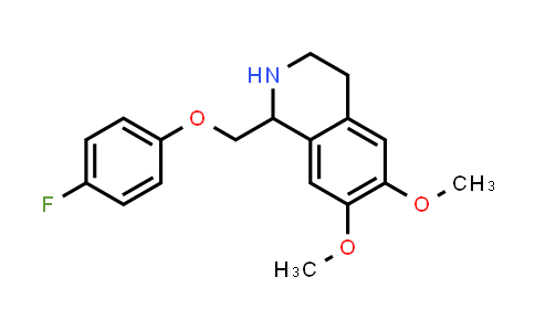 CAS No. 865546-37-8, 1-[(4-Fluorophenoxy)methyl]-6,7-dimethoxy-1,2,3,4-tetrahydroisoquinoline