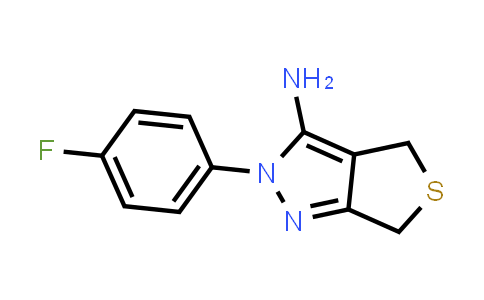 CAS No. 865546-43-6, 2-(4-Fluorophenyl)-2,6-dihydro-4H-thieno[3,4-c]pyrazol-3-amine