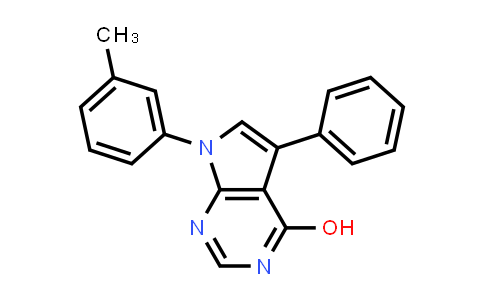 CAS No. 865546-58-3, 7-(3-Methylphenyl)-5-phenyl-7H-pyrrolo[2,3-d]pyrimidin-4-ol
