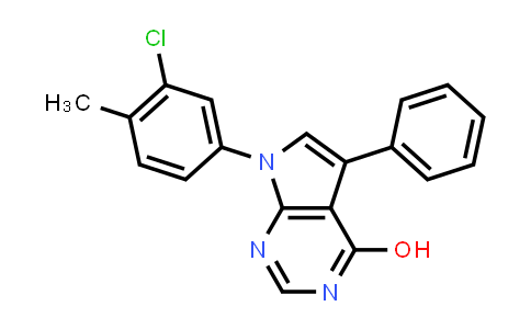 865546-59-4 | 7-(3-Chloro-4-methylphenyl)-5-phenyl-7H-pyrrolo[2,3-d]pyrimidin-4-ol