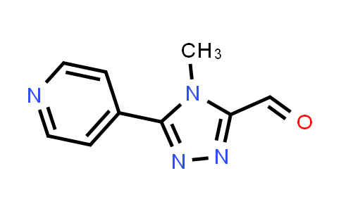 CAS No. 865610-94-2, 4-Methyl-5-(4-pyridinyl)-4H-1,2,4-triazole-3-carboxaldehyde