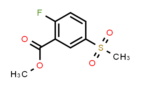 CAS No. 865663-98-5, Methyl 2-fluoro-5-(methylsulfonyl)benzoate
