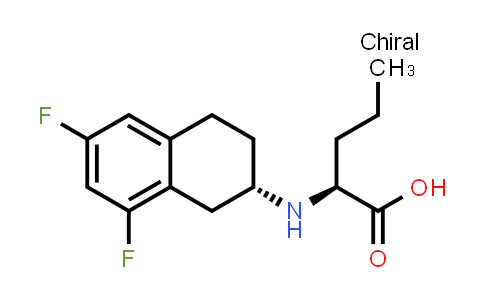 CAS No. 865774-79-4, N-[(2S)-6,8-Difluoro-1,2,3,4-tetrahydro-2-naphthalenyl]-L-norvaline