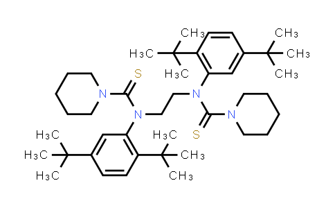 CAS No. 865856-60-6, N,N'-(Ethane-1,2-diyl)bis(N-(2,5-di-tert-butylphenyl)piperidine-1-carbothioamide)