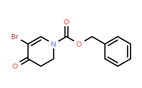 CAS No. 865996-16-3, benzyl 5-bromo-4-oxo-3,4-dihydropyridine-1(2H)-carboxylate