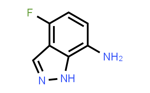 CAS No. 866144-03-8, 4-Fluoro-1H-indazol-7-amine