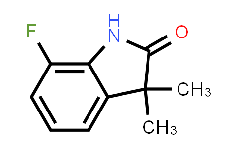 CAS No. 866208-24-4, 7-Fluoro-3,3-dimethyl-2,3-dihydro-1H-indol-2-one