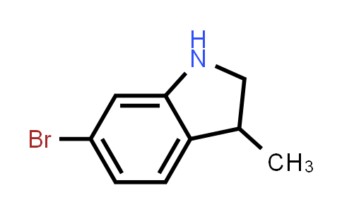 CAS No. 86626-32-6, 6-Bromo-3-methyl-2,3-dihydro-1H-indole