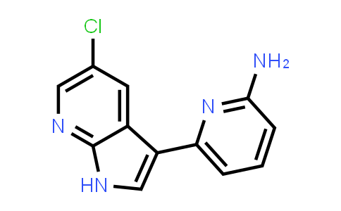 CAS No. 866543-12-6, 2-Pyridinamine, 6-(5-chloro-1H-pyrrolo[2,3-b]pyridin-3-yl)-