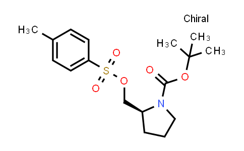 CAS No. 86661-32-7, (S)-tert-Butyl 2-((tosyloxy)methyl)pyrrolidine-1-carboxylate