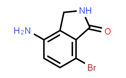 CAS No. 866767-08-0, 4-Amino-7-bromoisoindolin-1-one