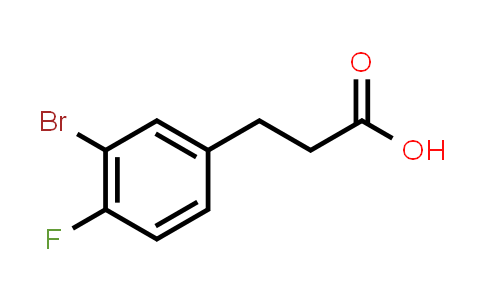 CAS No. 866862-24-0, 3-(3-Bromo-4-fluorophenyl)propanoic acid