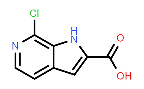 CAS No. 867034-08-0, 7-Chloro-1H-pyrrolo[2,3-c]pyridine-2-carboxylic acid