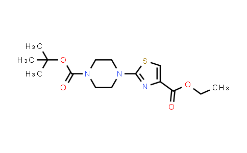 CAS No. 867065-53-0, Ethyl 2-(4-(tert-butoxycarbonyl)piperazin-1-yl)thiazole-4-carboxylate
