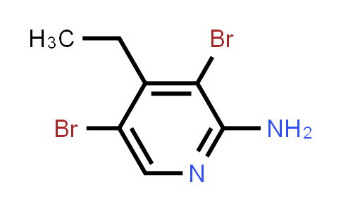 CAS No. 867131-58-6, 3,5-Dibromo-4-ethylpyridin-2-amine