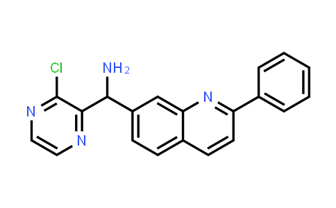 CAS No. 867162-37-6, (3-Chloropyrazin-2-yl)(2-phenylquinolin-7-yl)methanamine