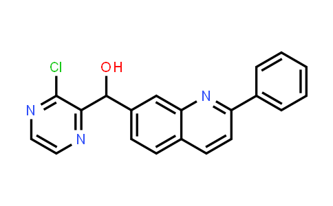CAS No. 867162-41-2, (3-Chloropyrazin-2-yl)(2-phenylquinolin-7-yl)methanol