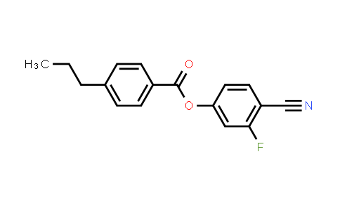 CAS No. 86776-51-4, (4-Cyano-3-fluorophenyl) 4-propylbenzoate
