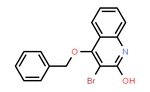 CAS No. 868145-21-5, 4-(Benzyloxy)-3-bromoquinolin-2-ol