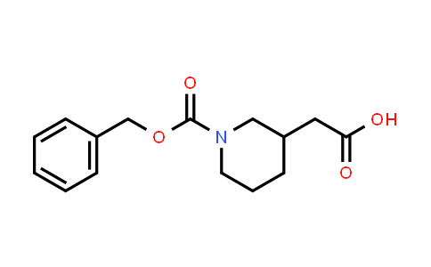 CAS No. 86827-10-3, 2-(1-((Benzyloxy)carbonyl)piperidin-3-yl)acetic acid
